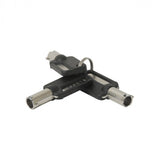 Mobilis 001264 Cable Antirrobo Plata, Blanco 2 M