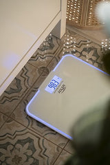 Báscula Adler Ad 8183  Plaza  Personal Electrónica Azul Blanco