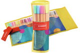 Stabilo Point 88 Rotulador Estuche Rollerset Amarillo Brillante 25 Colores