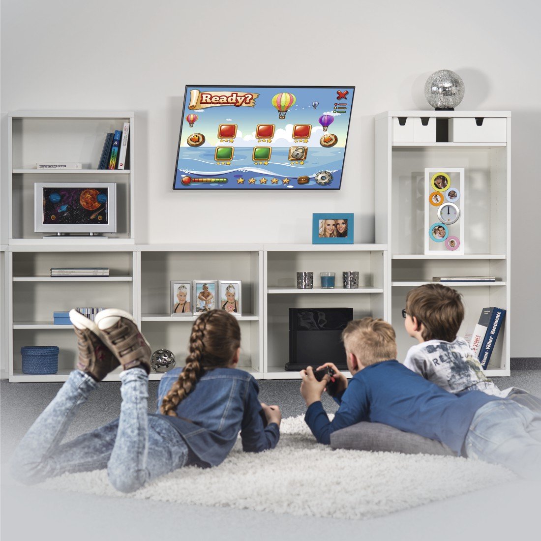 Hama Fullmotion Tv Wall Bracket Black / Soporte De Pared Para Tv De 19" A 48"