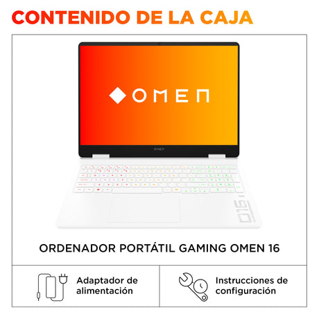 EAN 0199251386879 - HP OMEN Gaming 16-am0040ns Intel Core 7 240H Portátil 40,6 cm (16") 2K 32 GB DDR5-SDRAM 1 TB SSD NVIDIA G imagen 5