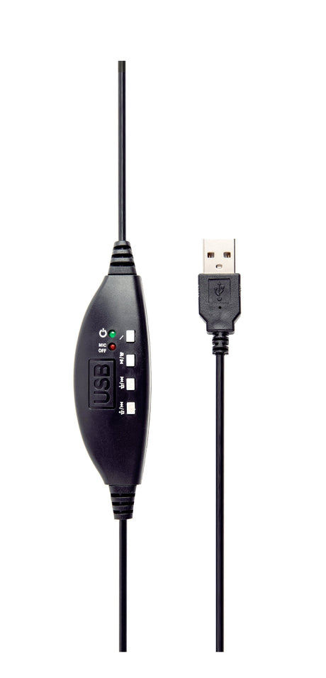 EAN 8716309077248 - Gembird MHS-U-001 auricular y casco Auriculares Alámbrico Diadema Llamadas/Música Negro imagen 6