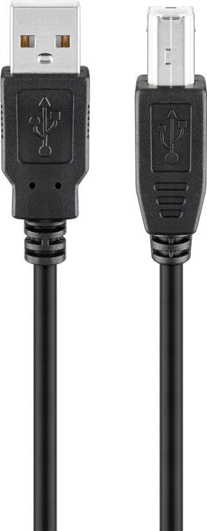 Goobay Cable Usb 2.0 A/B 1,8m Hispeed Negro Bulk