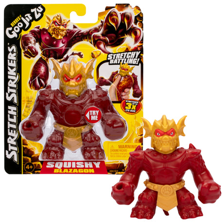 EAN 630996427804 - Goo Jit Zu Stretch Strikers - Blazagon Figura de juguete elástica imagen 5