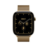 Apple Watch Series 12 (2026) Gps+Cel 42mm Caja De Titanio Oro Brillante Correa Milanese Loop Oro Brillante Siri Ai