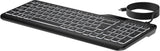 Teclado Con Cable Retroiluminado Hp 400, Teclado Negro, Aleman, Émbolo 7n7c0aa#Abd