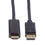 EAN 7611990145201 - ROLINE 11.04.5787 adaptador de cable de vídeo 3 m DisplayPort Negro imagen 2