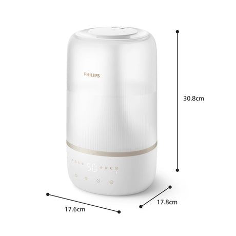EAN 8720389048890 - Philips 1000 series HU1510/04 humidificador Ultrasónica 3 L Blanco 19 W imagen 9