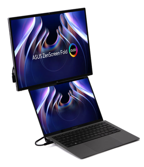 EAN 4711387447307 - ASUS ZenScreen Fold OLED MQ17QH pantalla para PC 43,9 cm (17.3") 2560 x 1920 Pixeles Quad HD Plata imagen 7