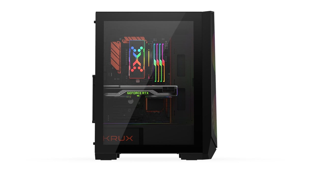 Caja Pc Gaming Krux Vortex Atx Ventana Lateral
