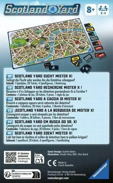 Juego De Mesa Ravensburger Scotland Yard Refresh Bag