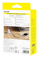 Titanium Alloy Fast Charging Cable Type-C To Ip 20w 1m Galaxy Titanium Gold