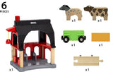 Brio World Tierscheune Mit Heuwaggon, Spielgebäude 63601200