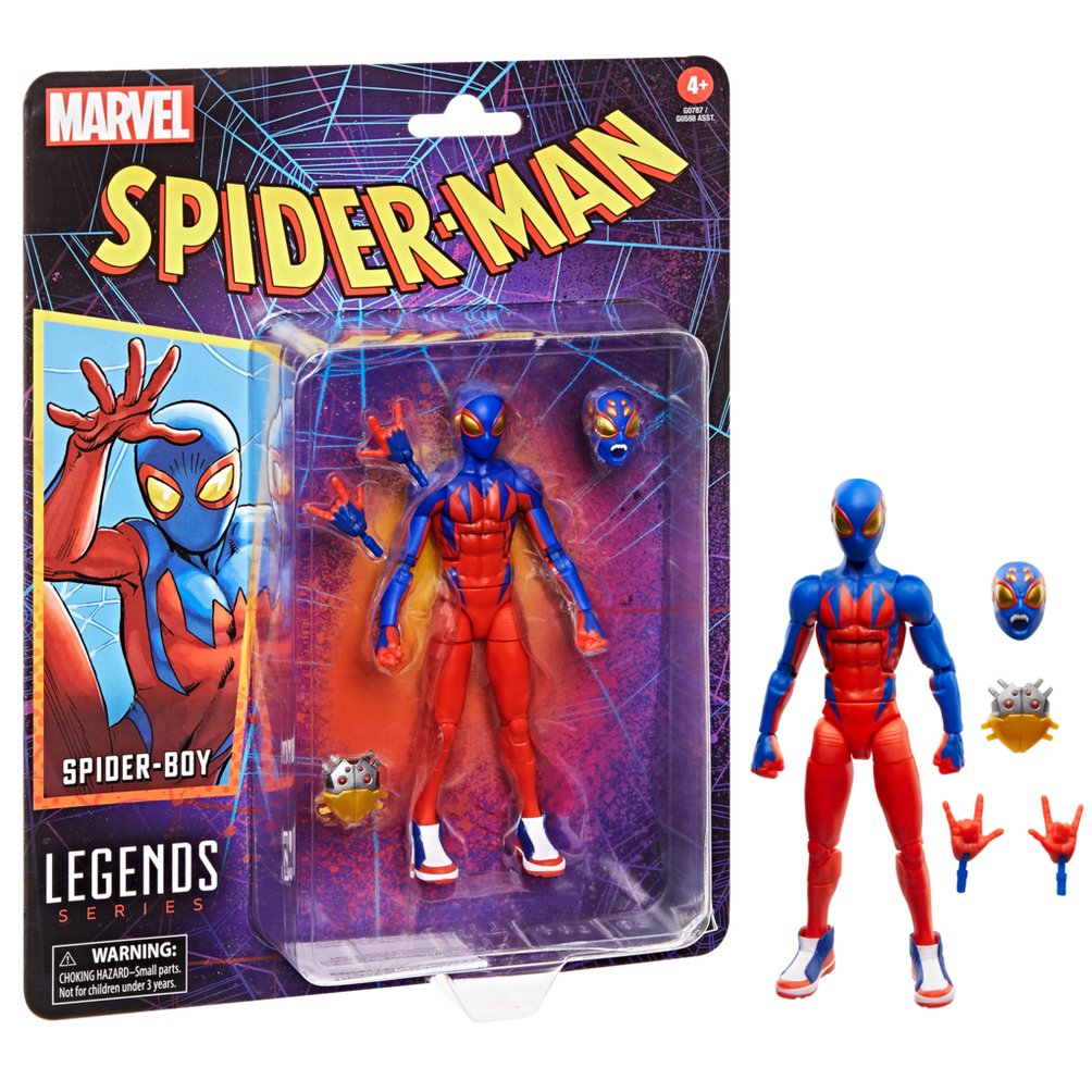 Figura Hasbro Marvel Legends Series Spider Man Spider Boy