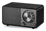Sangean Wr-7 Plus Roble De Luz De Luna Radio Con Mueble De Madera Fm Bluetooth Aux