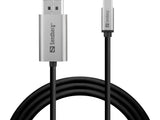 EAN 5705730136511 - Sandberg 136-51 adaptador de cable de vídeo 2 m USB Tipo C DisplayPort Negro, Gris imagen 1