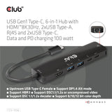 EAN 8719214472344 - CLUB3D CSV-1596 base para portátil y replicador de puertos USB 3.2 Gen 1 (3.1 Gen 1) Type-C Negro imagen 7
