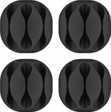 3 Slot Cable Management, Black