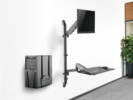 EAN 4015867236253 - Equip 650170 soporte y montura para estación de trabajo/PC todo en uno 8 kg Negro 43,2 cm (17") 81,3 cm ( imagen 11