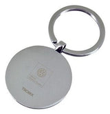 Llavero De Anilla Troika Vw Volkswagen Keyring  Negro, Plata