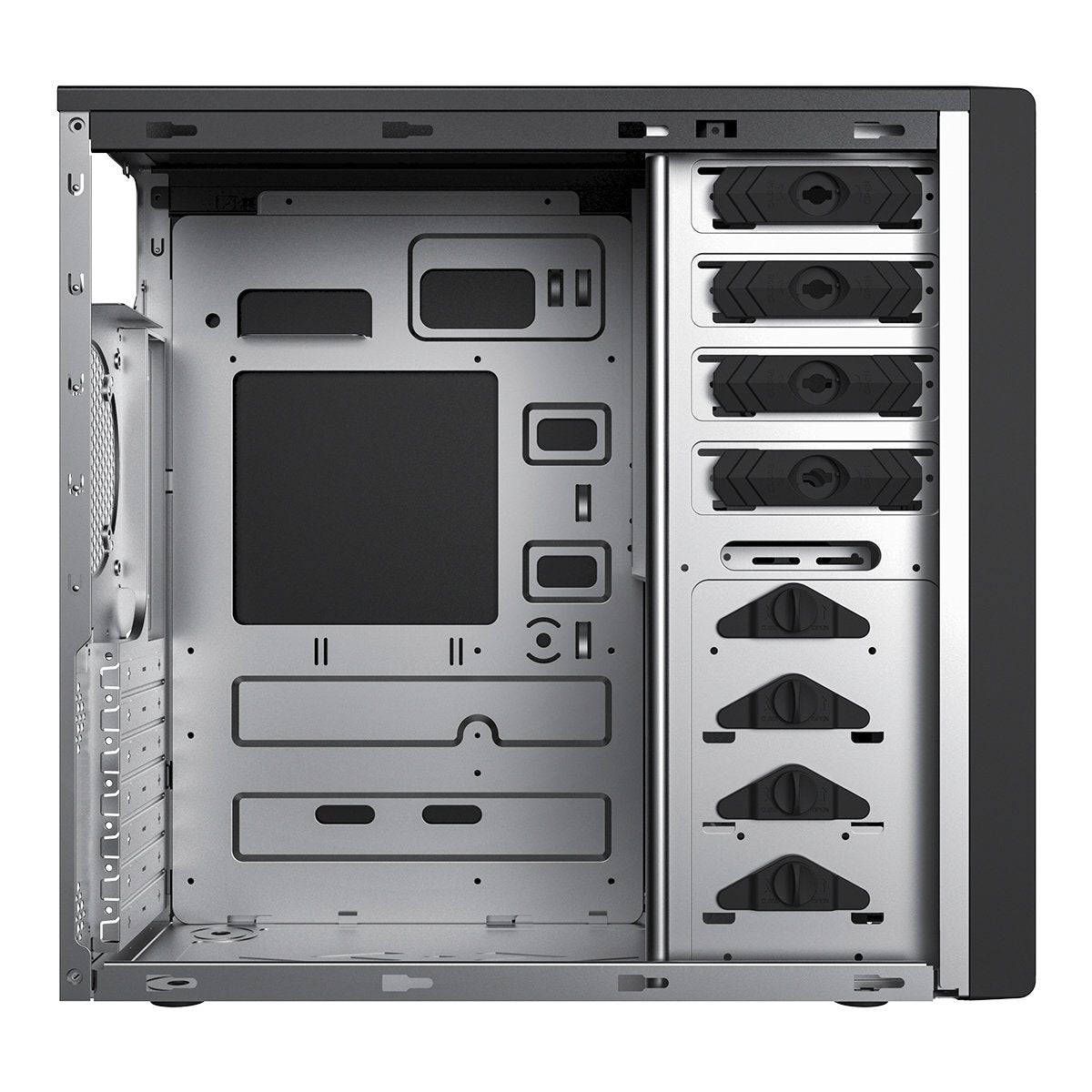 Caja Pc Unykach Atx Atx Uk 8016 Evo 85%  Con Fuente Eficiente 85% De 300w
