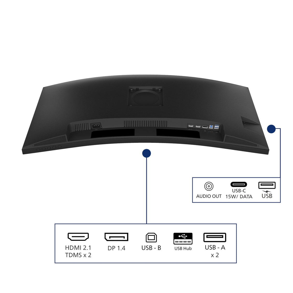 Philips Tft 34b2n3500c 00 86.5cm Va 34'' 3440x1440 Dp 2xhdmi Usb-Hub