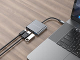Adaptador Usb-C 3en1 Conceptronic Donn018 Hdmi   Usb -A 3.0 Usb-C  Pd 100w                                                                                                                                                                     A