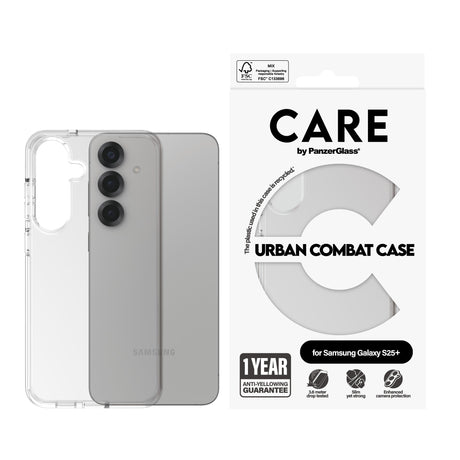 EAN 5715685016868 - PanzerGlass CARE™ by ® Urban Combat Case Transparent Samsung Galaxy S25+ funda para teléfono móvil Transp imagen 2