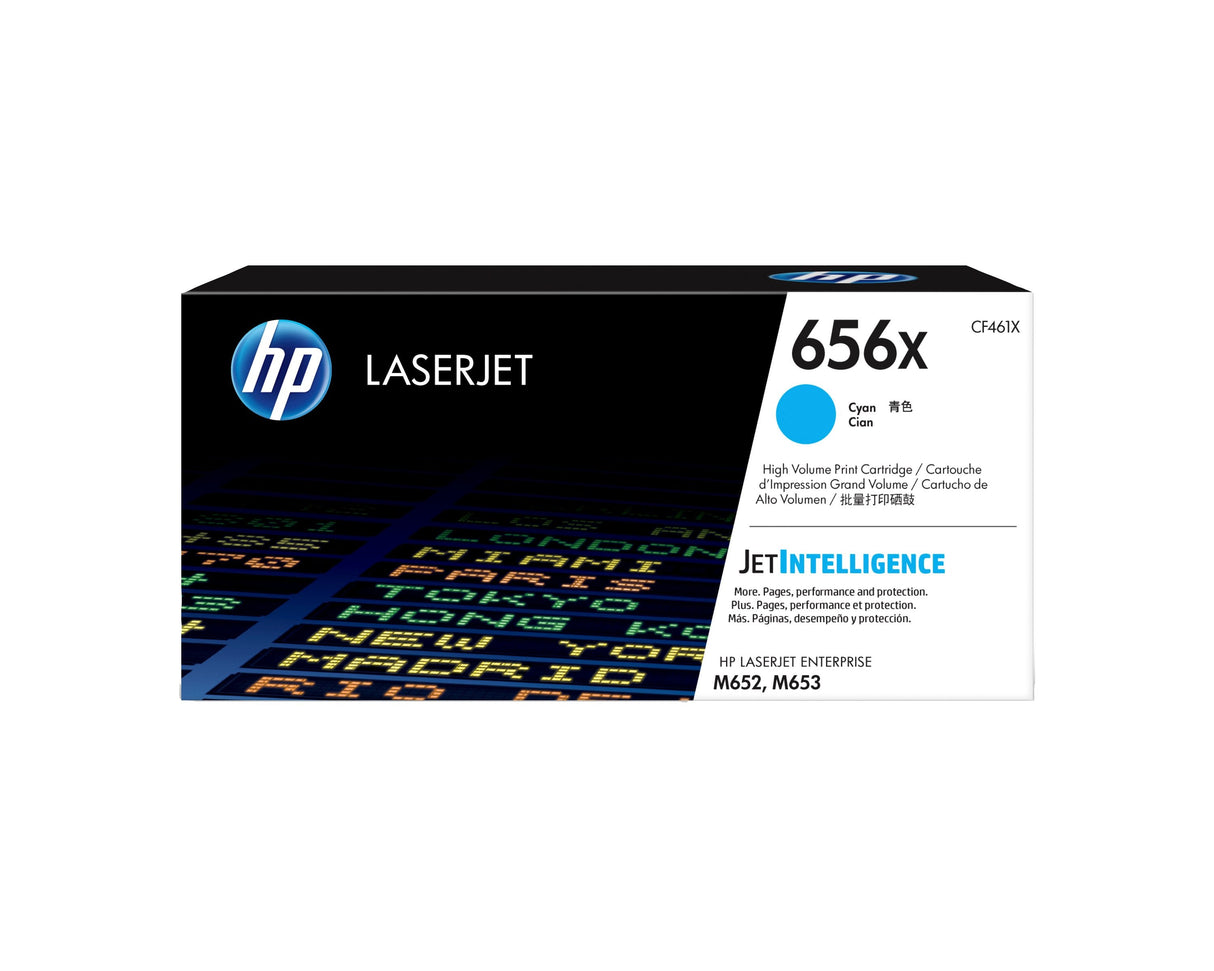 EAN 0889894325464 - HP 656X High Yield Cyan Original LaserJet Toner Cartridge cartucho de tóner 1 pieza(s) imagen 1