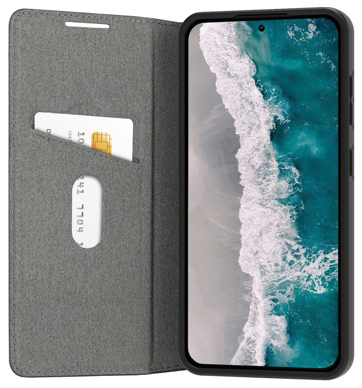 Dbramante1928 Oslo Funda Con Tapa Para Teléfono Móvil Poliuretano (Pu) Plástico Negro Para Samsung Galaxy A55