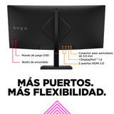 EAN 0197029618894 - OMEN by HP 34 inch WQHD 165Hz Curved Gaming Monitor - OMEN 34c pantalla para PC 86,4 cm (34") 3440 x 1440 imagen 8