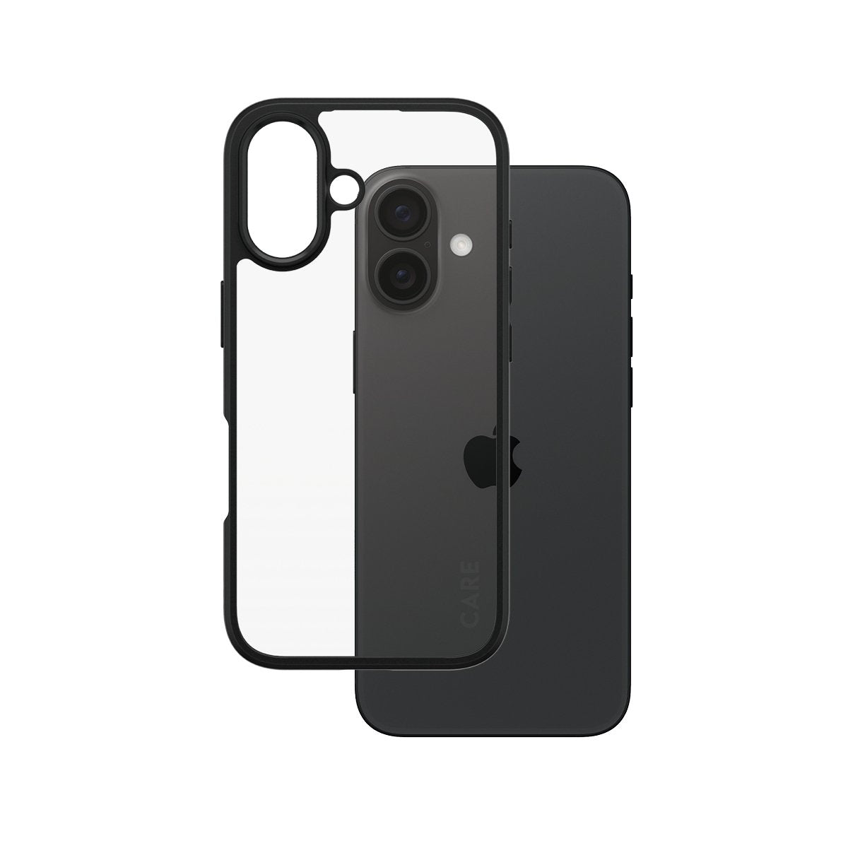 Panzerglass Care Flagship Case Urban Combat Frame Iphone 16 Transparentee/ Negro