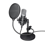 Trust Gxt 252 Emita Micrófono Cardiode Para Streaming/Estudio