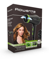 Secador De Pelo  Rowenta Eco Intelligence Cv 6030, Negro/Verde Cv 6030