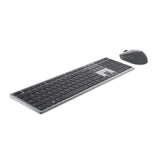 Kit Teclado (Ingles) Multimedia + Raton Inalámbrico Dell Km7321w Internacional De Ee. Uu. (Qwerty), Negro