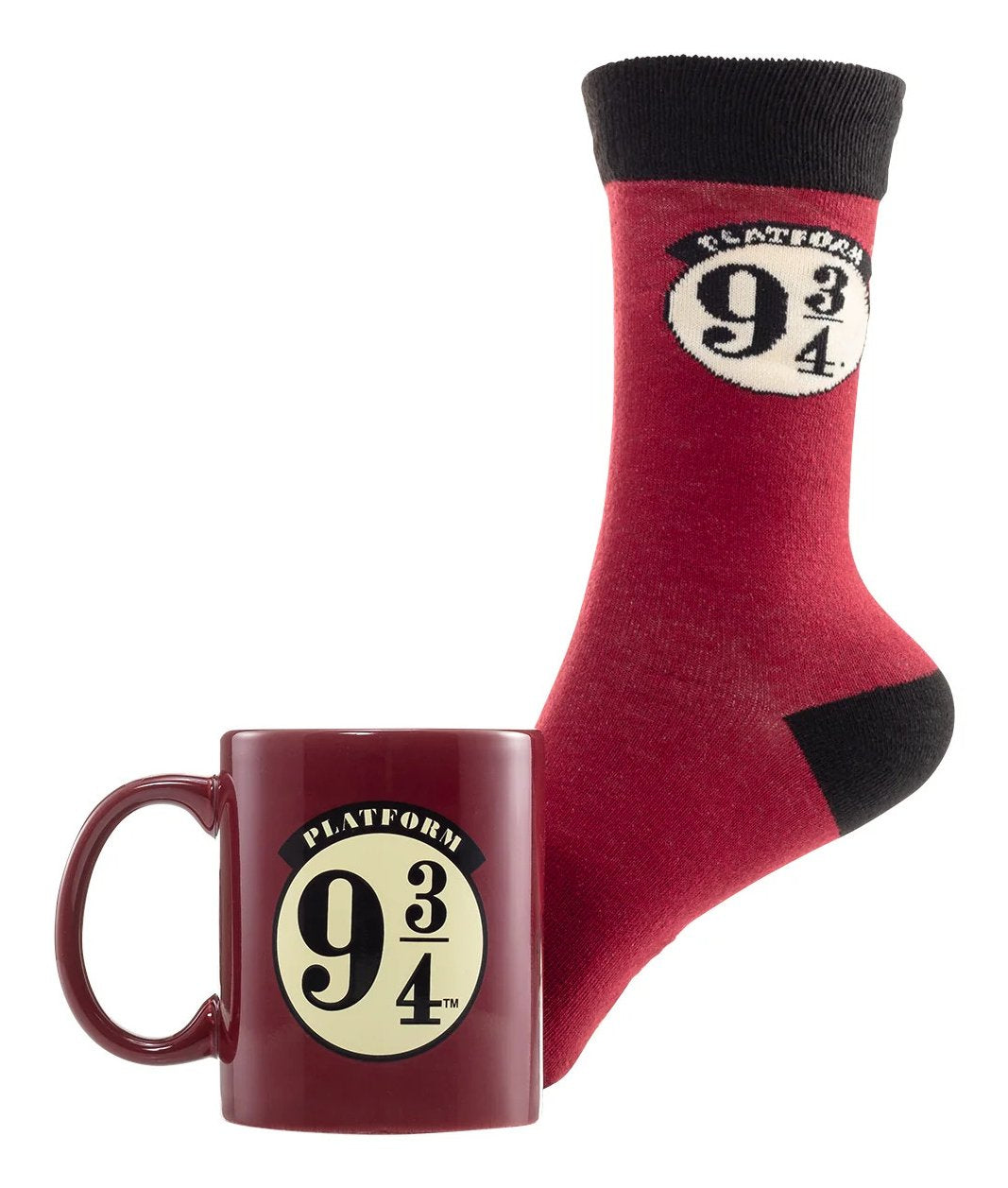 Set Taza Y Calcetines Plataforma 9 3/4 Harry Potter