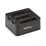 Startech.Com Base De Conexion Usb 3.1 (10gbps) Con Uas De 2 Bahias Para Disco Duro O Ssd Sata De 2,5 O 3,5 Pulgadas,2 Años