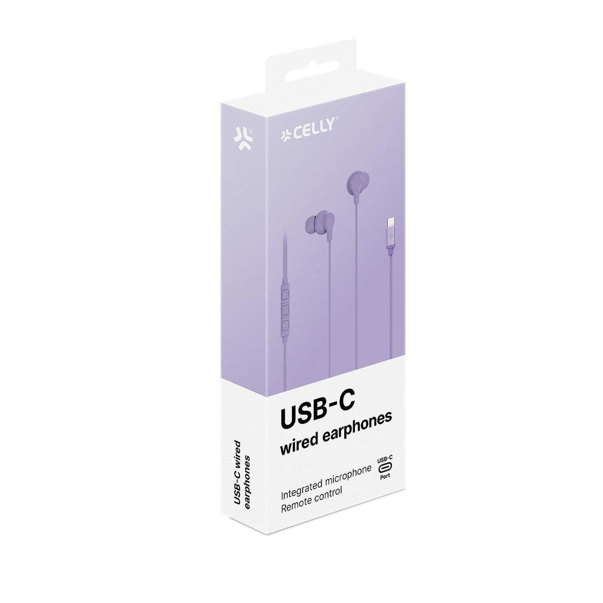 Auriculares Cable Usb-C Morado