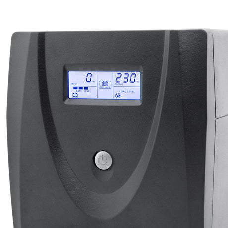 EAN 8437012429284 - CoolBox Guardian 3 LCD 1200VA sistema de alimentación ininterrumpida (UPS) Línea interactiva 1,2 kVA 720  imagen 3