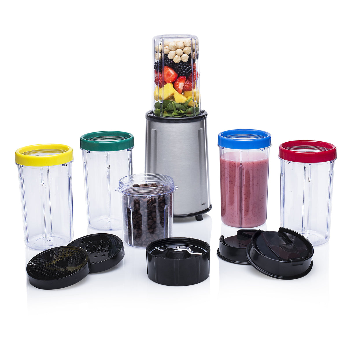 Batidora De Vaso Tristar Bl-4445 240w 1 Velocidad Capacidad 400ml Incluye 4 Vasos