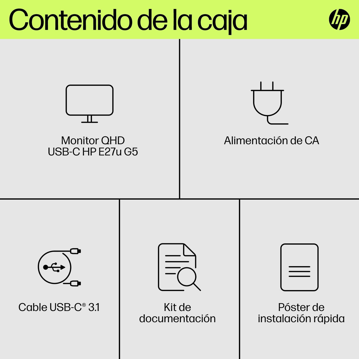 E27u G5 Computer Monitor 68.6  Cm (27") 2560 X 1440