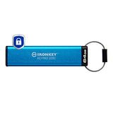Pendrive Kingston Ironkey Keypad 200 64gb Usb-C Aes Encrypted Ikkp200c/64gb