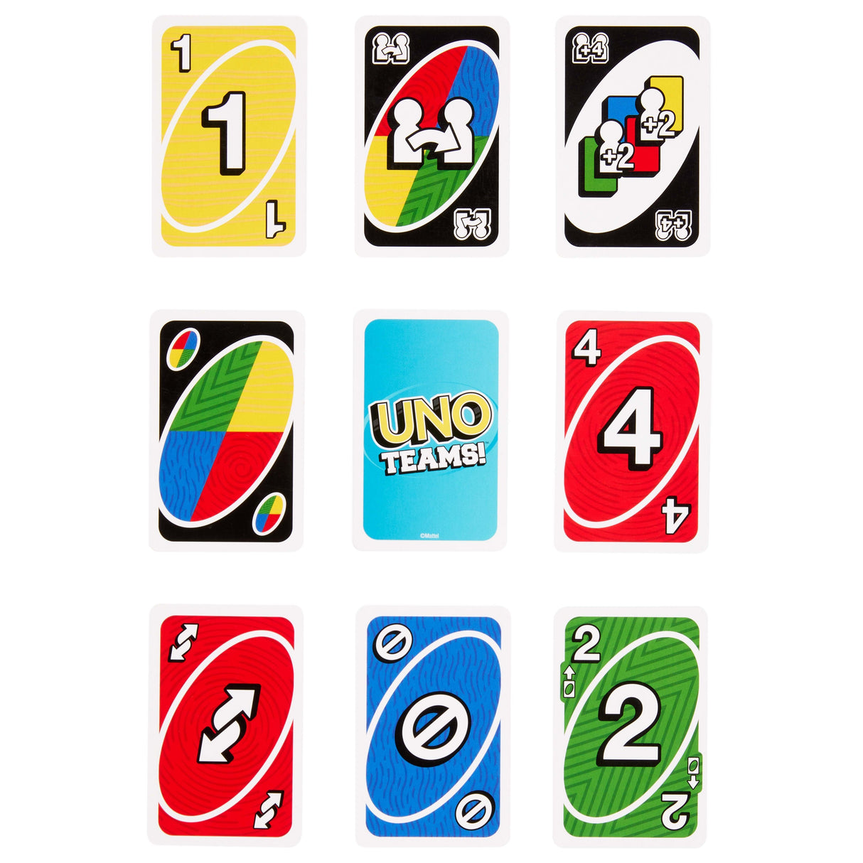 Mattel Games Uno Equipos, Juego De Cartas Hxt58