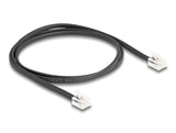 Delock 88301 Cable Telefónico De Rj11 Macho A Rj11 Macho Negro 1 M