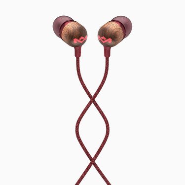 Marley Earbuds Smile Jamaica Micrófono Integrado In-Ear, Rojo