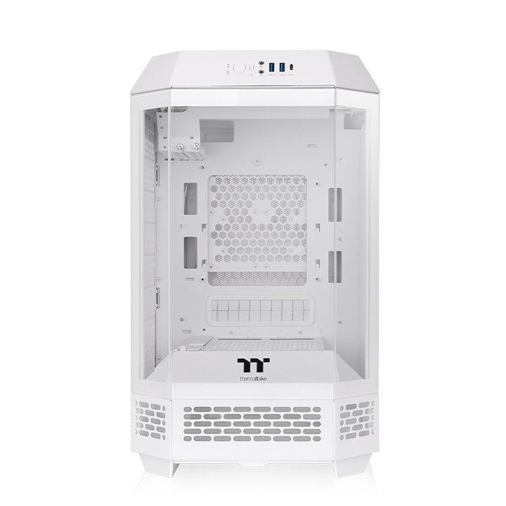 Caja Pc Thermaltake The Tower 250 Blanca, Cristal Templado Ca-1z9-00s6wn-00