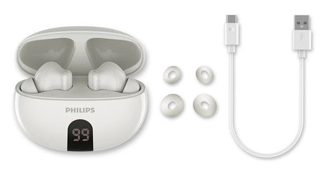 EAN 4895229160194 - Philips TAT2520WT/00 auricular y casco Auriculares Inalámbrico Dentro de oído Llamadas/Música Bluetooth B imagen 6