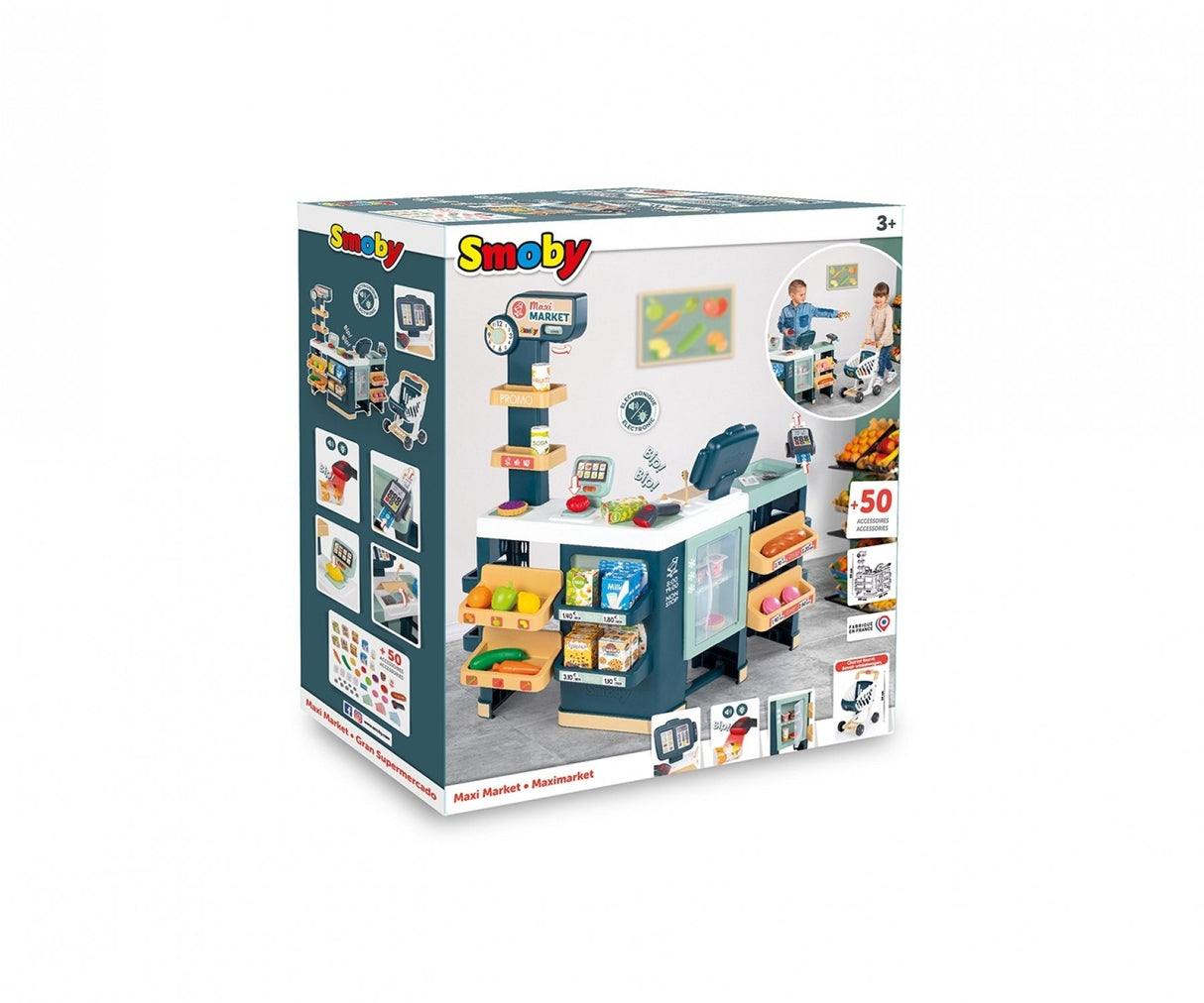 Smoby Maxi Supermarket With Shopping Trolley          350242