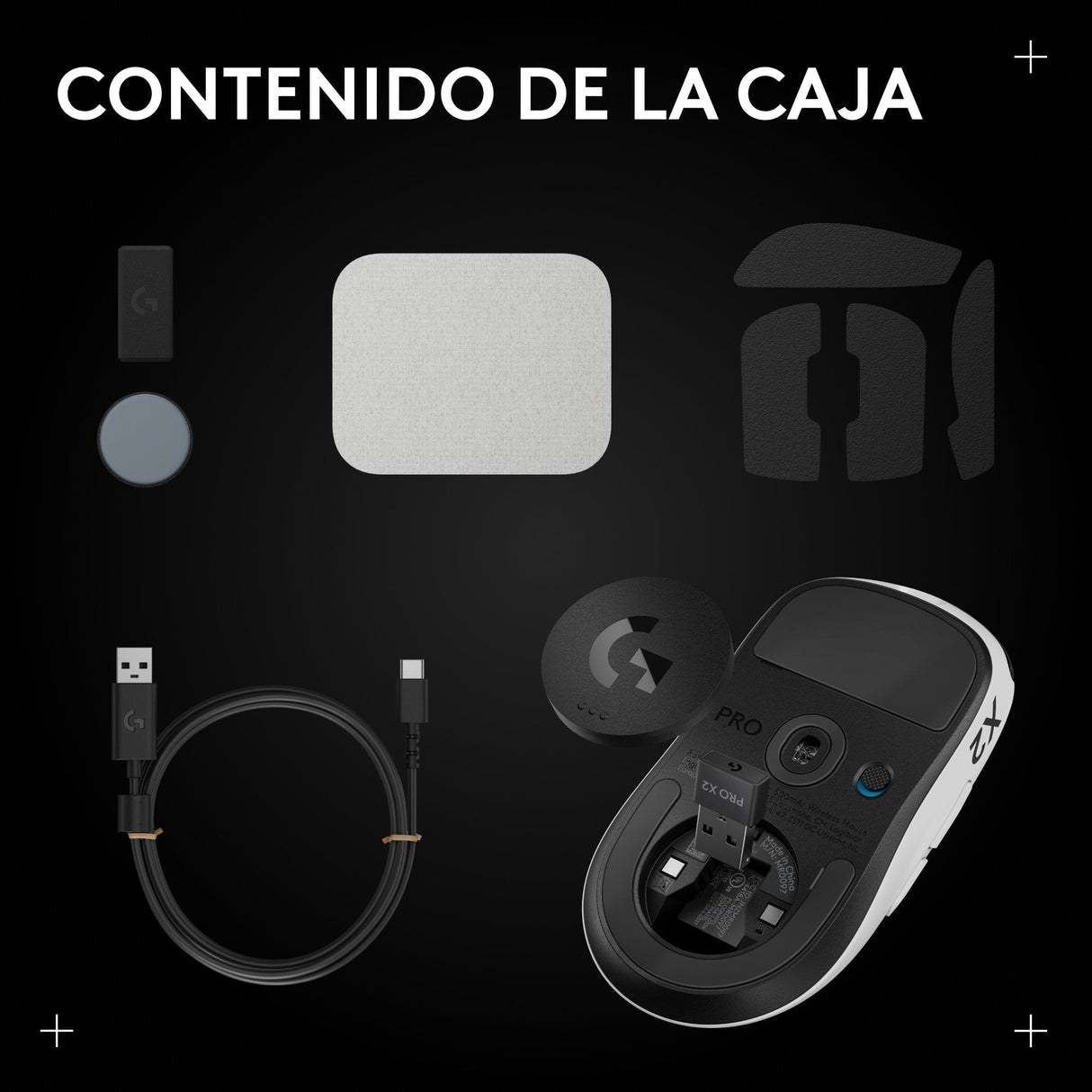 Ratón Logitech G Pro X2 Superstrike  Óptico Inalámbrico 2.4 Ghz Receptor Usb De Logitech Lightspeed