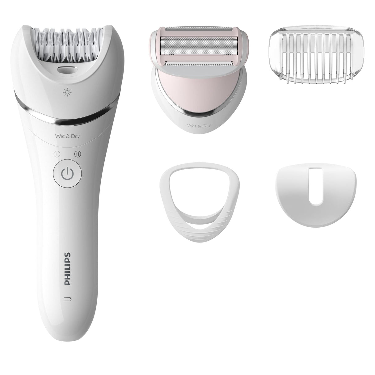 Depiladora Philips Epilator Series 8000 Bre710 Con Batería 6 Accesorios